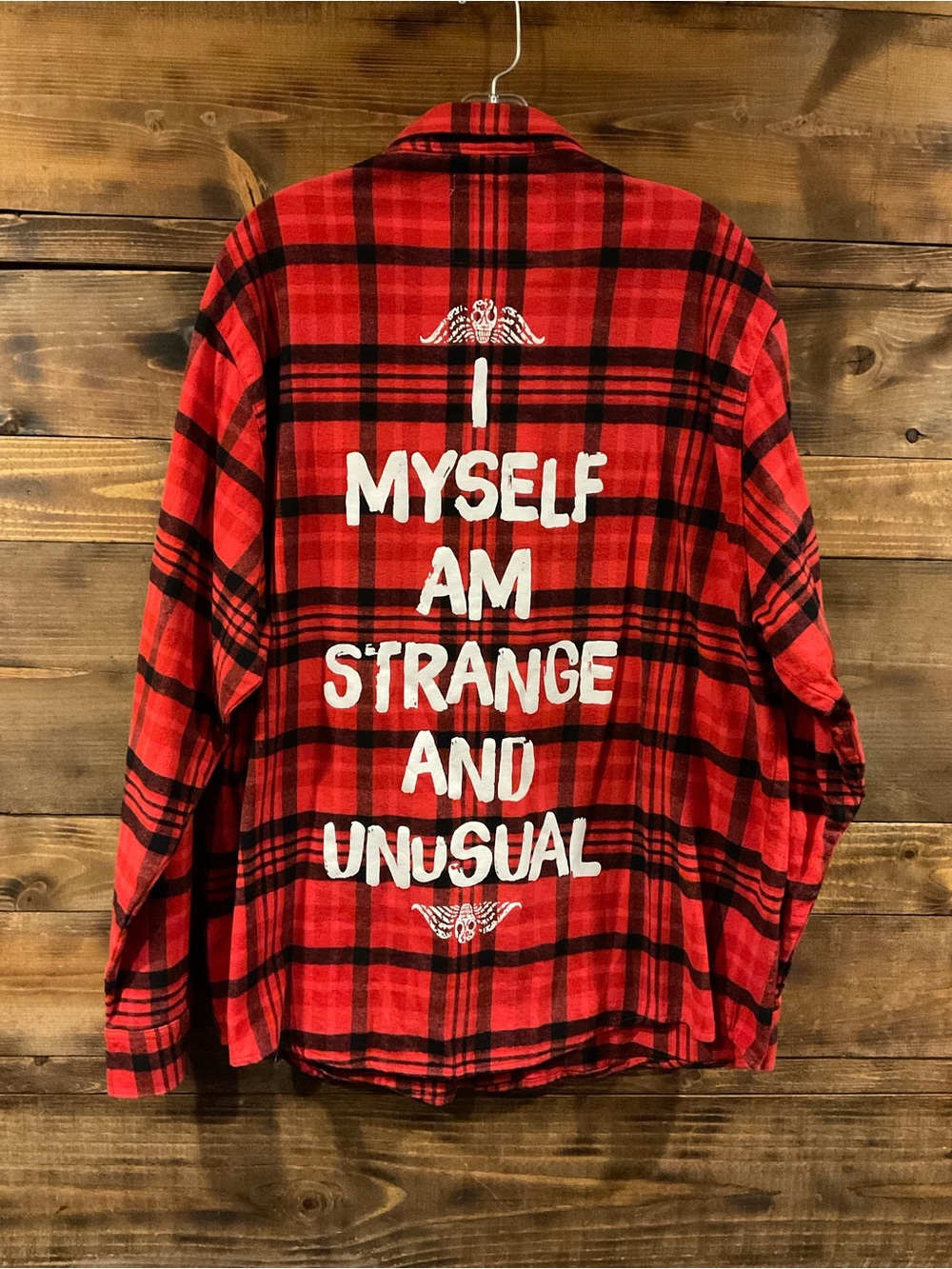 BEETLEJUICE x CAKEWORTHY - RARE LYDIA FLANNEL L/S Red&Black Flannel UNISEX 2XL - Picture 6 of 9